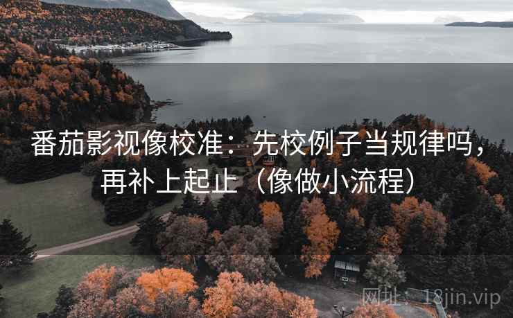 番茄影视像校准：先校例子当规律吗，再补上起止（像做小流程）